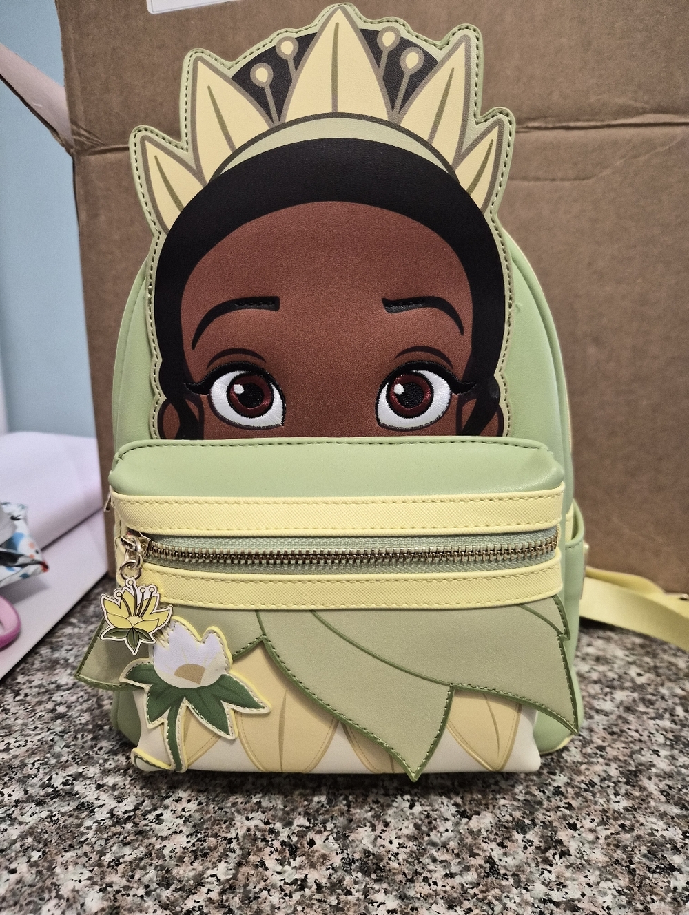 Loungefly Princess Tiana Character Mini Backpack -